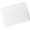 Duurzame etiketzak, harde kaft, met vouw, DIN A5 liggend, B 210 x H 148 mm, transparant