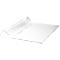 Duurzame etiketzak, harde kaft, met vouw, DIN A5 liggend, B 210 x H 148 mm, transparant