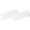 Duurzame Hard Cover labelhoes, 1/2 A5 liggend, zelfklevend, met permanente kleefstrip, verwijderbaar zonder lijmresten, PET harde film, transparant