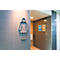 Duurzame kliklijst, DIN A4, staand of liggend formaat, aluminium &amp; polystyreen, zilver