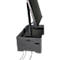 Duurzame monitorstandaard EFFECT, 3-etage, 60 % PET-vilt, tot 10 kg, kabeluitgangen, antraciet