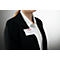 Duurzame naambadges Click Fold, 54 x 90 mm, bol, magneet, 10 stuks
