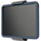 Duurzame Tablethouder Wand XL, voor tablets 7-13', 360° draaibaar, rubberen oppervlak, met kabelgeleider, zilver