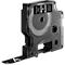 DYMO® Cassette de ruban D1 45021, largeur 12 mm, noir/blanc