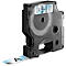DYMO® Cassette de ruban D1 45310, largeur 12 mm, transparent/noir