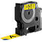 DYMO® Cassette de ruban D1 45808, 19 mm, jaune/noir