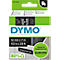 DYMO® Font Tape Cassette D1 45021, 12 mm breed, zwart/wit