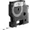 DYMO® labeltape 40913, Type D1, 7 m x 9 mm, UV-bestendig, scheurvast, zwart/wit