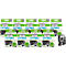 DYMO® labeltape 40913, Type D1, 7 m x 9 mm, UV-bestendig, scheurvast, zwart/wit