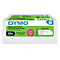 DYMO Etikettenbox. Grüne und weisse Verpackung mit Produktinformationen.
