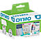DYMO LabelWriter Mehrzweck-Etiketten, ablösbar, 57 x 32 mm, 1 x 1000 Stück, weiß