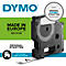 DYMO® Schriftbandkassette D1 45016, 12 mm breit, blau/schwarz