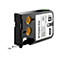 Schwarze Dymo XTL Etikettenkassette mit weißem Vinylband und dem Aufdruck All-Purpose Vinyl.