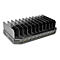 Eaton Tripp Lite Series 10-Port USB Charging Station with Adjustable Storage, 12V 8A (96W) USB Charger Output, Schuko Power Cord - Netzteil - 96 Watt - 8 A - 10 Ausgabeanschlussstellen (10 x 4-poliger USB Typ A) - Schwarz