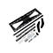 Eaton Tripp Lite Series Heavy-Duty Fixed Security Display TV Wall Mount for 37' to 80' TVs and Monitors, Flat or Curved Screens - Klammer - für Flachbildschirm - verriegelbar - Stahl - Schwarz