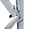 Echafaudage mobile ProTec Krause - aluminium - hauteur de travail jusqu'à 2,9 m - charge admissible jusqu'à 200 kg/m² - avec plate-forme