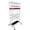 Echafaudage mobile ProTec Krause - aluminium - hauteur de travail jusqu'à 5,3 m - charge admissible jusqu'à 200 kg/m² - avec plate-forme