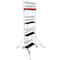 Echafaudage pliant aluminium Krause ProTec XS, 200 kg/m², roulettes freinées, L 2000 x l 700 x H 8800 mm