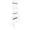 Echafaudage roulant en aluminium KRAUSE série 10, 200 kg/m², certifié TÜV, roulettes réglables en hauteur, L 2500 x l 750 x H 10400 mm