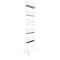 Echafaudage roulant en aluminium KRAUSE série 10, 200 kg/m², certifié TÜV, roulettes réglables en hauteur, L 2500 x l 750 x H 12400 mm