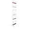 Echafaudage roulant en aluminium KRAUSE série 10, 200 kg/m², certifié TÜV, roulettes réglables en hauteur, L 2500 x l 750 x H 13400 mm