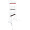 Echafaudage roulant en aluminium KRAUSE série 10, 200 kg/m², certifié TÜV, roulettes réglables en hauteur, L 2500 x l 750 x H 8400 mm