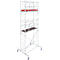 Echafaudage roulant en aluminium KRAUSE série 10, 200 kg/m², homologué TÜV, roulettes réglables en hauteur, L 2000 x l 750 x H 6400 mm
