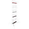 Echafaudage roulant en aluminium KRAUSE série 10, 200 kg/m², homologué TÜV, roulettes réglables en hauteur, L 2500 x l 750 x H 11400 mm