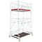 Échafaudage Stabilo série 500 - aluminium - 200 kg/m² - L 2500 x l 1500 x H 5500 mm