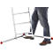 Echelle multi-usages Hailo S110 Pro, 2 parties, 2 x 12 barreaux, système de barreaux pivotants, compensation au sol, jusqu'à 150 kg, aluminium et plastique, argent