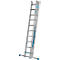 Échelle polyvalente Krause, en 3 parties, échelons T 80 mm et barreaux T 30 mm, traverse, TRBS 2121-2, avec 3 x 10 échelons, aluminium