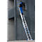 Échelle polyvalente Krause, en 3 parties, échelons T 80 mm et barreaux T 30 mm, traverse, TRBS 2121-2, avec 3 x 8 échelons, aluminium