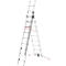 Échelle universelle ProfiLOT Hailo, EN 131, système LOT, marches réglables jusqu'à 540 mm, jusqu'à 150 kg, 2 x 9 + 1 x 8