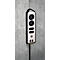 Eck-Steckdosenleiste brennenstuhl® estilo, 4-fach + USB-Ladefunktion, IP20, mit Kabel & Klebepads, L 70 x B 100 x H 300 mm, schwarz-silber