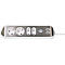 Eck-Steckdosenleiste brennenstuhl® estilo, 4-fach + USB-Ladefunktion, IP20, mit Kabel & Klebepads, L 70 x B 100 x H 300 mm, weiß-silber