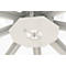 Éclairage LED pour pavillon pour fumeurs Paris- lumière blanc neutre - 11 W - IP65 - plaque blanc signalisation RAL 9016