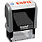 Black stamp with the word 'KOPIE' in orange. Symbol of copy sheets at the top left. Brand: Trodat Printy 4912 Office.