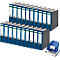 Economy set Leitz® map 1080, 80 mm, 20 stuks + gratis Leitz® punch NeXXt serie 5008, blauw