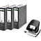Economy set Leitz® map 1080, 80 mm, 20 stuks + gratis Leitz® punch NeXXt serie 5008, zwart