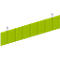 Écran acoustique voile de fond, l. 1600 X H 400 mm, vert