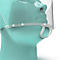 Écran facial bouche/nez, écran interchangeable, élastiques, blanc/transparent