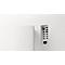 Dos d'un écran LG blanc avec les ports de connexion et le logo visibles.