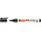 Schwarzer Edding Permanent Marker mit geöffneter Kappe; Aufschrift: "edding 21 permanent marker EcoLine".
