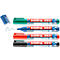 edding 360 whiteboard marker, diverse kleuren, set van 4, ronde punt