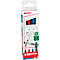 Verpakking met vier Edding whiteboard markers in rood, blauw, groen en zwart. Gedrukt: "Whiteboard Marker + Flipchart".