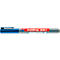 Een blauwe Edding 361 whiteboard marker. De pen heeft de tekst "edding 361" en "whiteboard marker" in het rood.