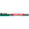 Een groene Edding whiteboard marker, model 361, met rode en blauwe letters.