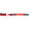 Een rode Edding 361 whiteboard marker met de dop eraf. Op de pen staat "edding 361 Whiteboard marker."