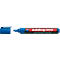 Blue Edding 300 permanent marker with open cap; inscription.