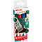 EDDING Permanent Marker 3300, mit Keilspitze, 4teilig, sortiert